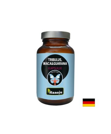 Трибулус 200 mg + Мака 200 mg + Гуарана 100 mg – Енергия, тонус и либидо, 90 капсули