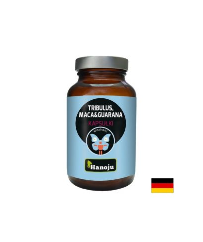 Трибулус 200 mg + Мака 200 mg + Гуарана 100 mg – Енергия, тонус и либидо, 90 капсули