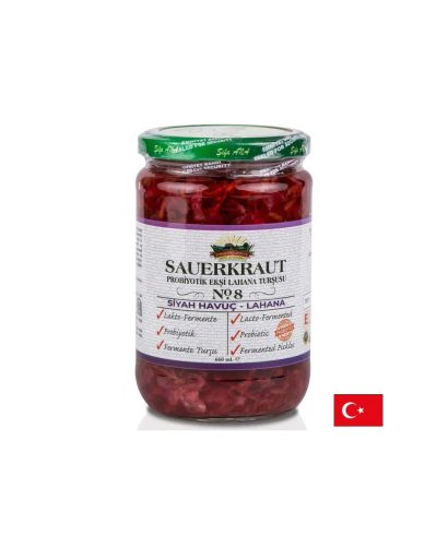 Туршия от кисело зеле и ряпа – С пробиотици за добро храносмилане, 660 ml