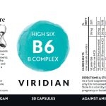 vitamin-B6-viridian-1 В - Комплекс с високо съдържание на В6 - 30 капсули