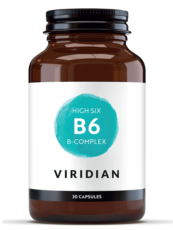 vitamin-B6-viridian В - Комплекс с високо съдържание на В6 - 30 капсули