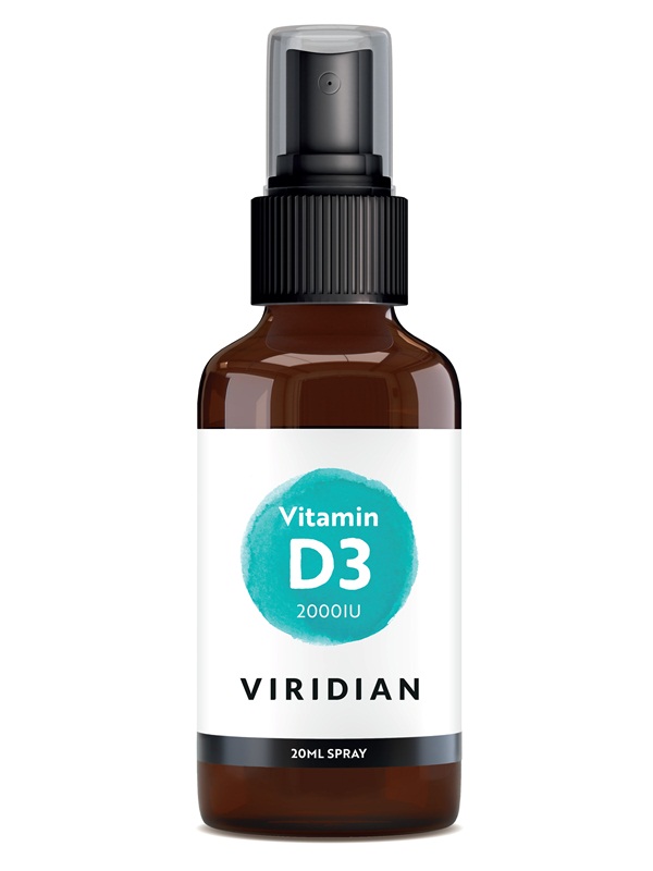 Витамин D3 2000iu спрей - 20мл Viridian