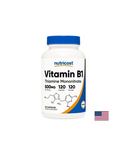 Витамин B1 – Нервна система и енергия, 500 mg, 120 капсули