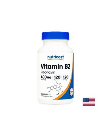 Витамин B2 (рибофлавин) – Енергия и метаболизъм, 400 mg, 120 капсули