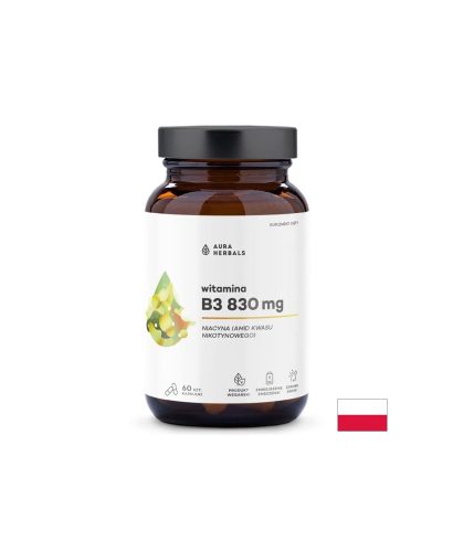 Витамин B3 (Ниацин) Повече енергия и здрава нервна система 415 mg, 60 капсули