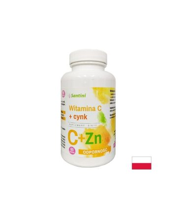 Витамин C 1000 mg + Цинк 10 mg – Силен имунитет и антиоксидантна защита, 60 таблетки