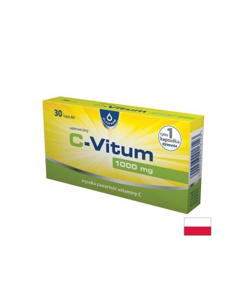 Витамин C Имунитет и антиоксидантна защита 1000 mg, 30 капсули