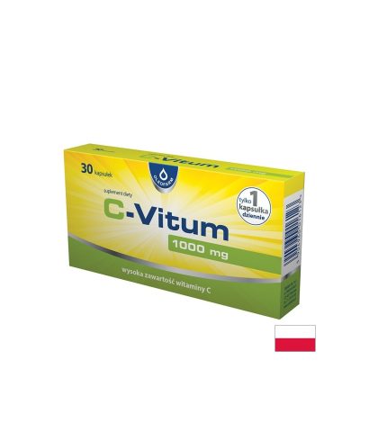Витамин C Имунитет и антиоксидантна защита 1000 mg, 30 капсули