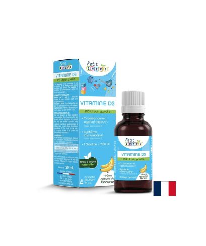 Витамин D3 5 µg – Кости и имунитет за деца, 20 ml капки