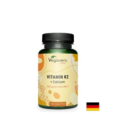 Витамин К2 200 µg + Калций 162 mg – Здрави кости и зъби, 180 таблетки