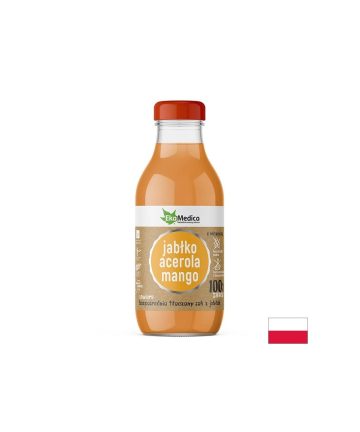 Ябълка + Ацерола + Манго – Силен имунитет и тонус, сок 300 ml