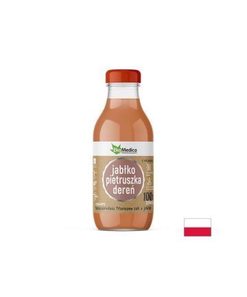 Ябълка + Магданоз + Дрян – За имунитет и детокс, сок 300 ml