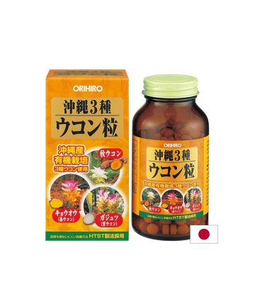 Okinawa 3 type turmeric / Куркума, 420 таблетки