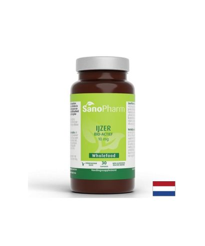 Желязо – Енергия и подкрепа при анемия, 10 mg, 30 капсули