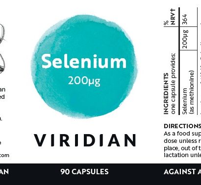 Селен (L-селенметионин) 90 капсули Viridian