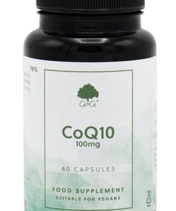 G&G CoQ10 100 mg 60 Capsules – хранителна добавка с коензим Q10