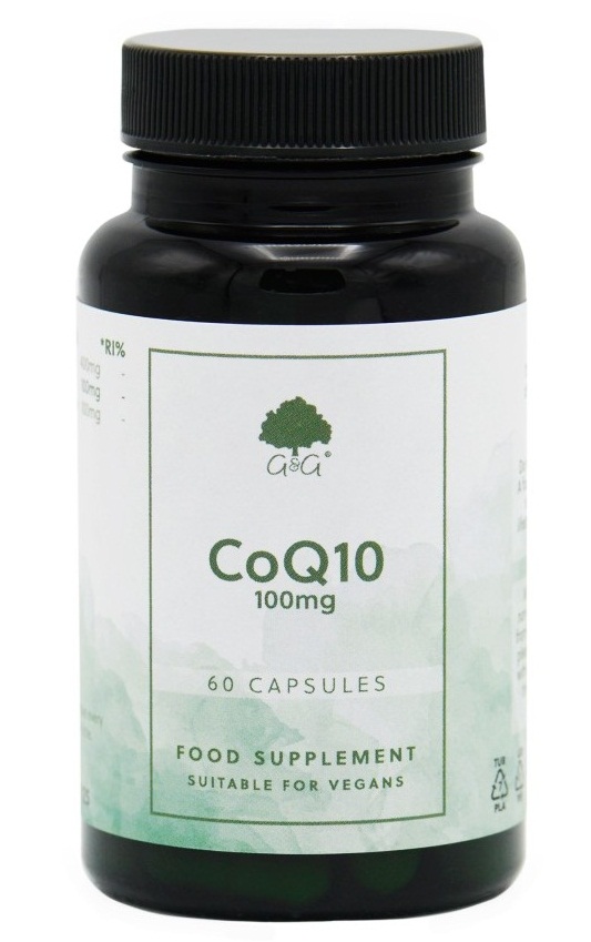 G&G CoQ10 100 mg 60 Capsules G&G CoQ10 100 mg 60 Capsules – хранителна добавка с коензим Q10