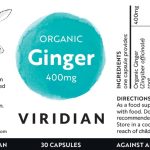 ginger-viridian 1 Органичен джинджифил 400mg - 30 капсули