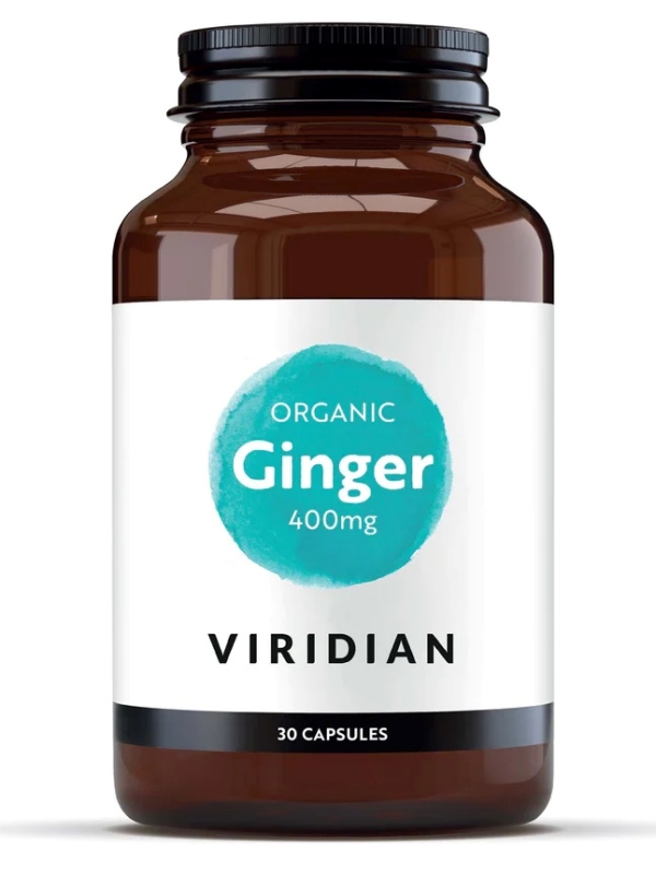 ginger-viridian Органичен джинджифил 400mg - 30 капсули