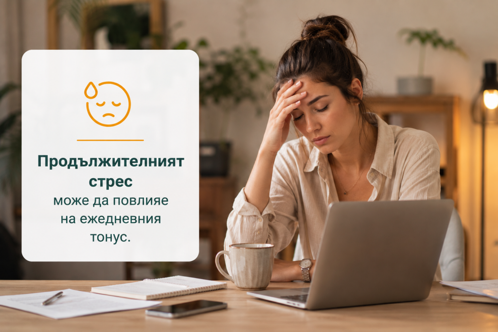 Продължителният стрес може да причини умора въпреки достатъчния сън
